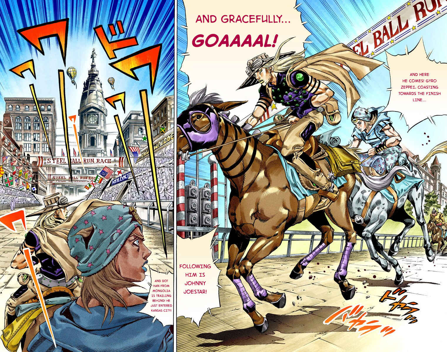 Page 4 Chapter 40 JoJos Bizarre Adventure, Part 7: Steel Ball Run (Official Colored)