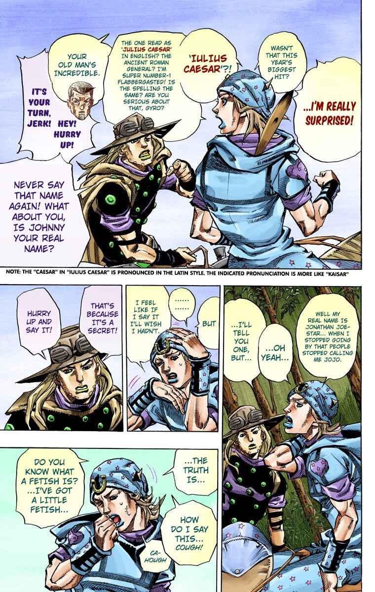 Page 15 Chapter 76 JoJos Bizarre Adventure, Part 7: Steel Ball Run (Official Colored)