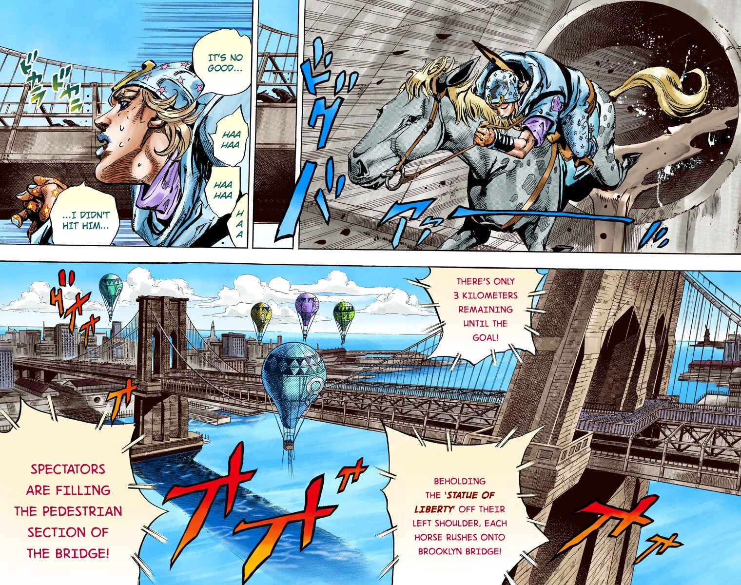 Page 15 Chapter 93 JoJos Bizarre Adventure, Part 7: Steel Ball Run (Official Colored)