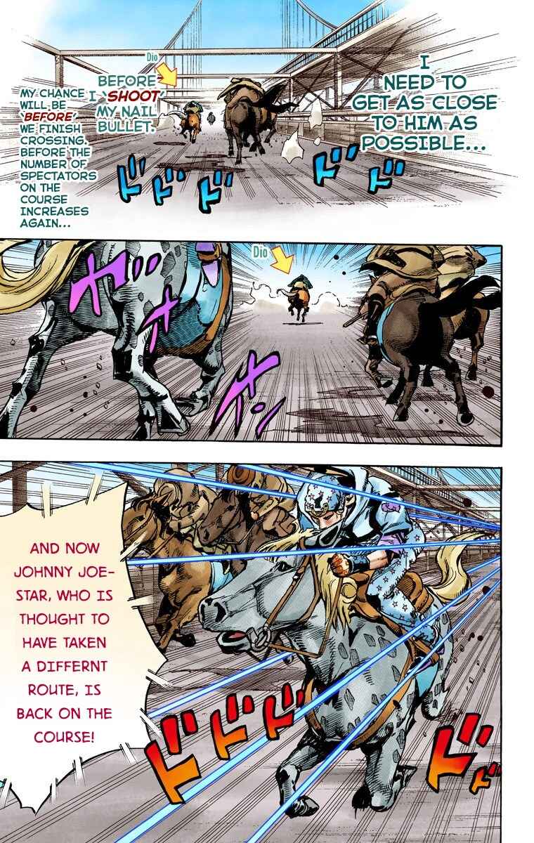 Page 17 Chapter 93 JoJos Bizarre Adventure, Part 7: Steel Ball Run (Official Colored)