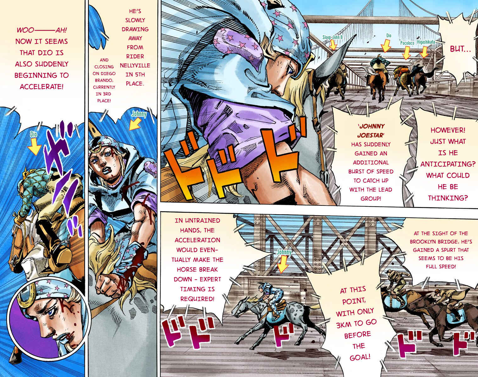 Page 18 Chapter 93 JoJos Bizarre Adventure, Part 7: Steel Ball Run (Official Colored)