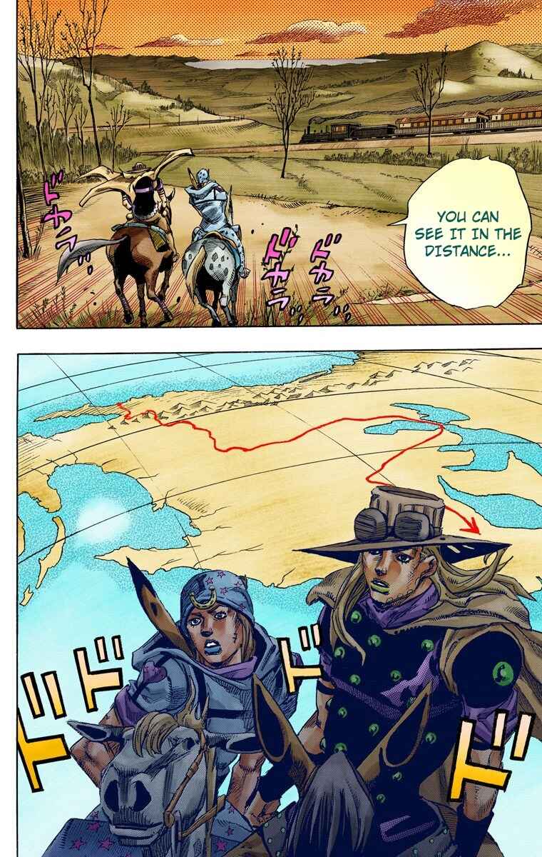 Page 11 Chapter 77 JoJos Bizarre Adventure, Part 7: Steel Ball Run (Official Colored)