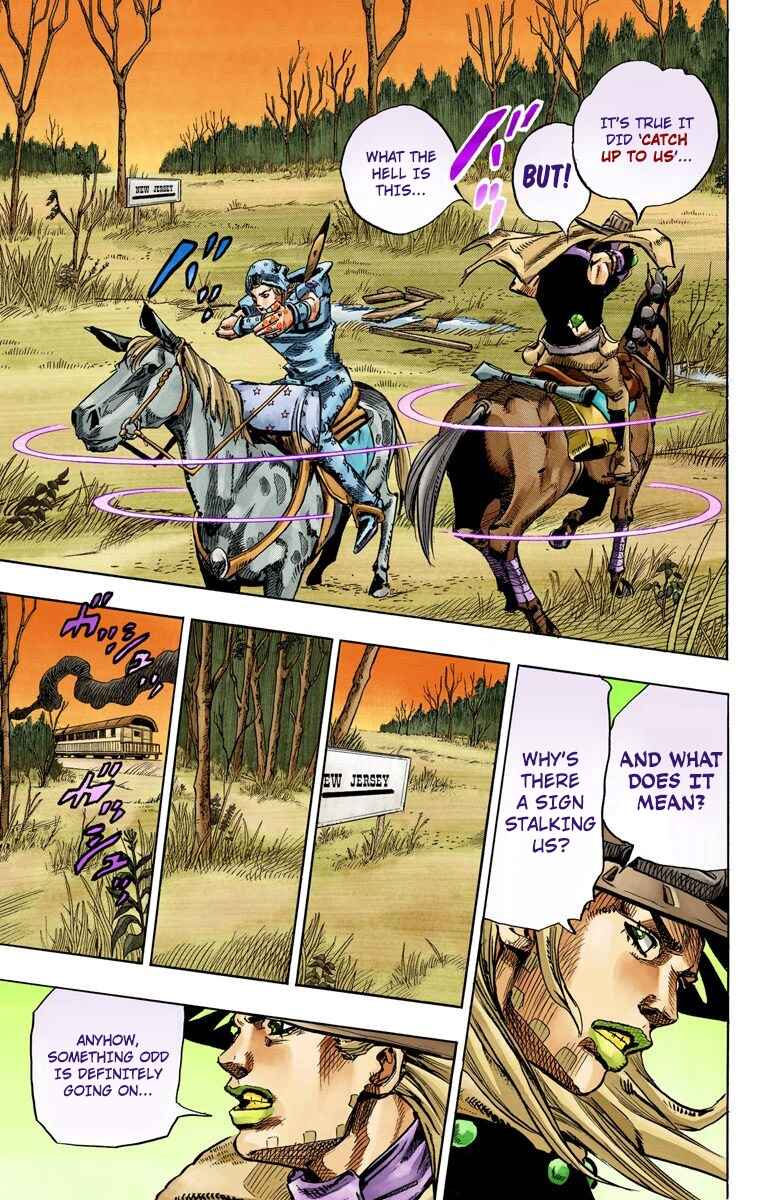 Page 17 Chapter 77 JoJos Bizarre Adventure, Part 7: Steel Ball Run (Official Colored)