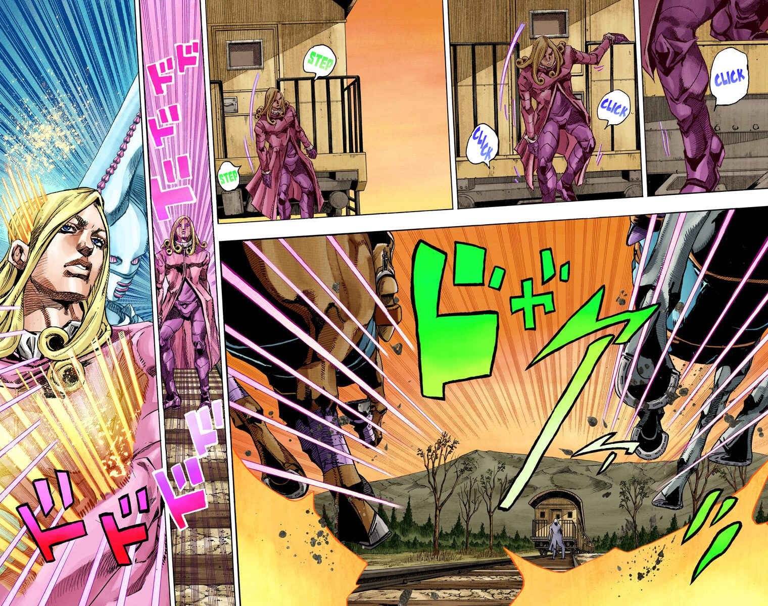 Page 14 Chapter 80 JoJos Bizarre Adventure, Part 7: Steel Ball Run (Official Colored)