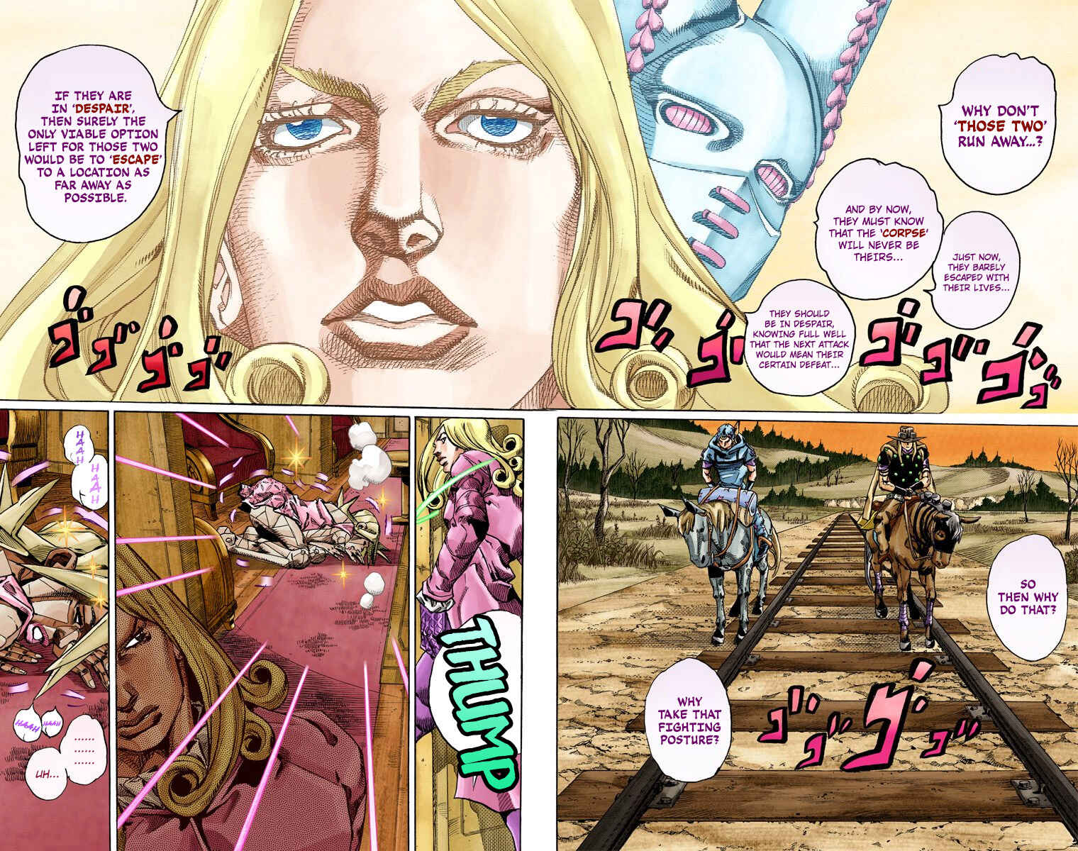 Page 9 Chapter 80 JoJos Bizarre Adventure, Part 7: Steel Ball Run (Official Colored)