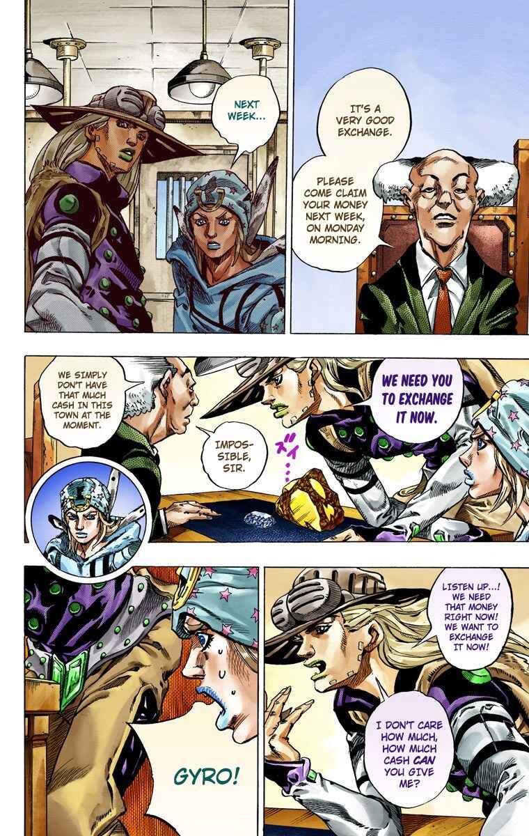 Page 22 Chapter 46 JoJos Bizarre Adventure, Part 7: Steel Ball Run (Official Colored)