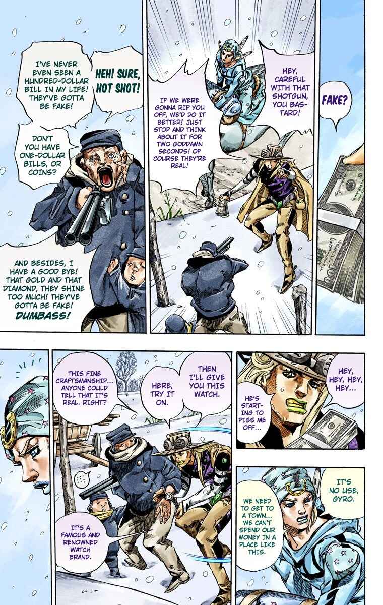 Page 8 Chapter 46 JoJos Bizarre Adventure, Part 7: Steel Ball Run (Official Colored)
