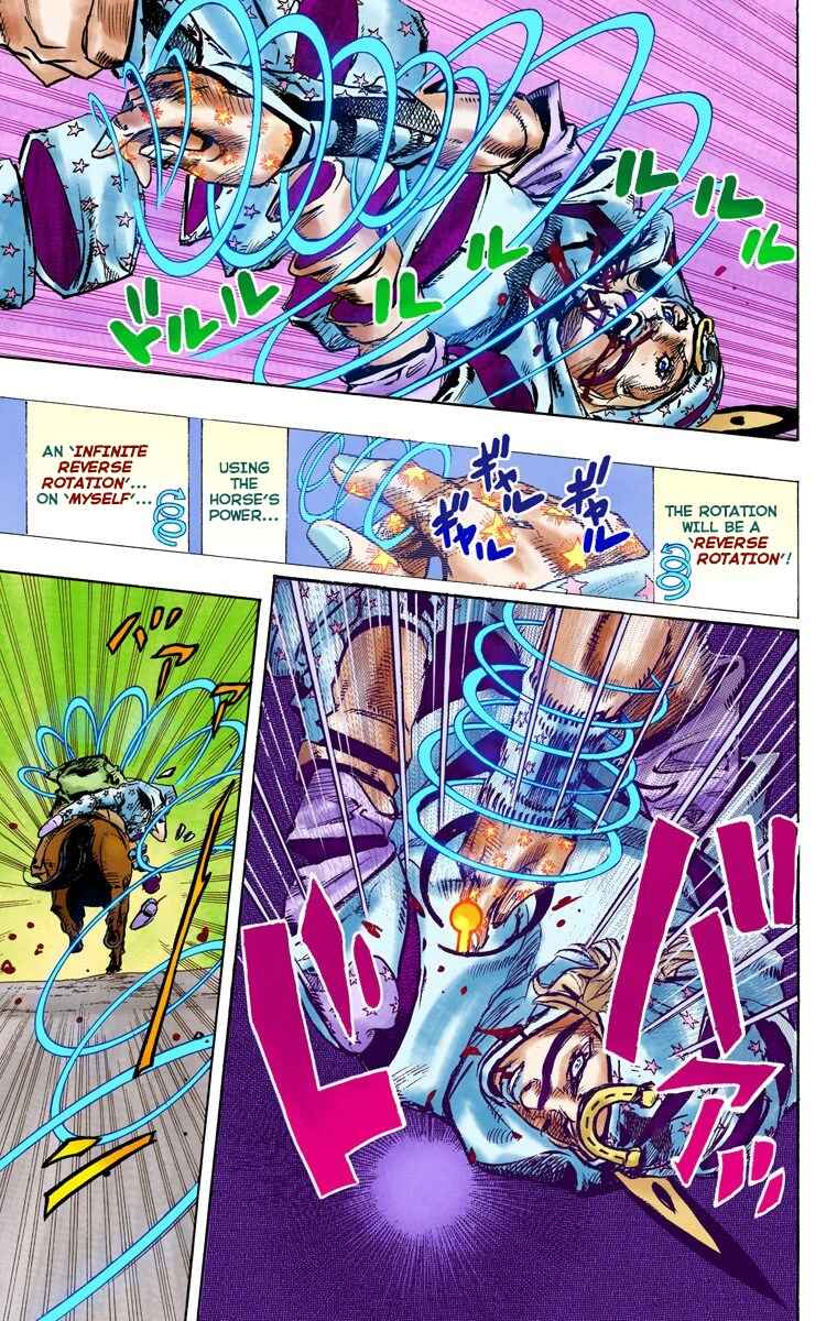Page 25 Chapter 95 JoJos Bizarre Adventure, Part 7: Steel Ball Run (Official Colored)