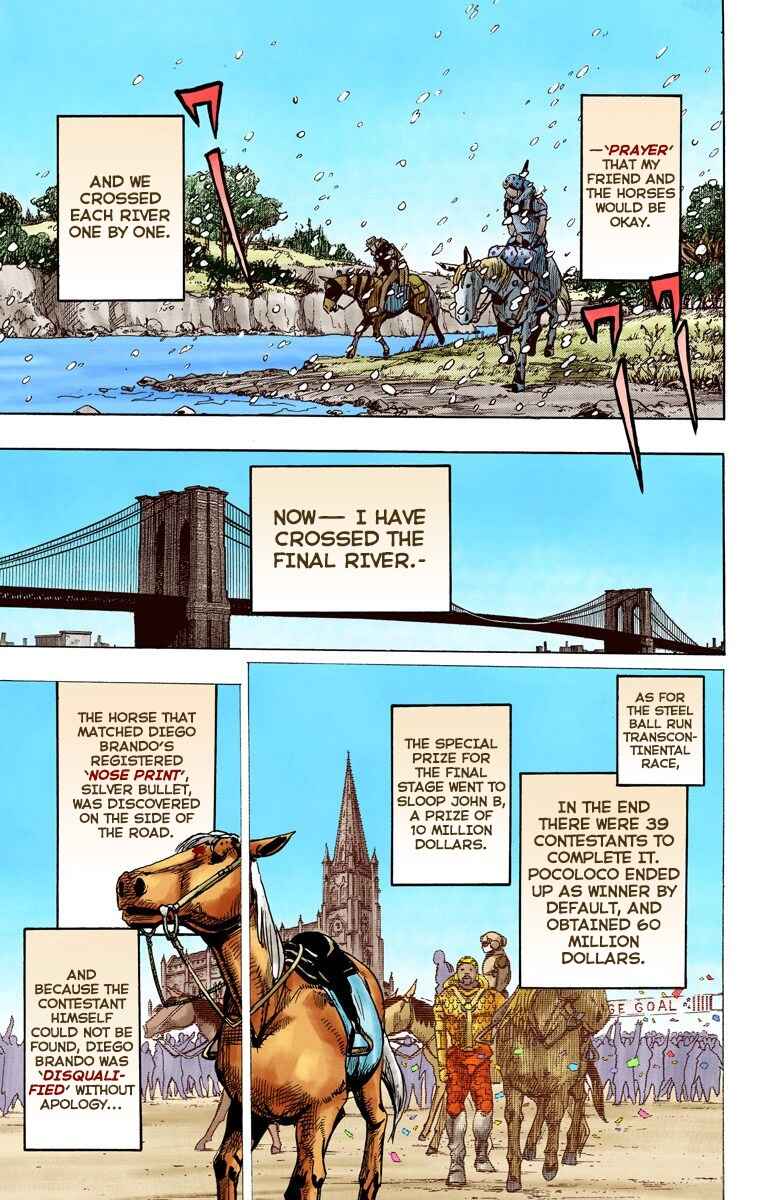 Page 28 Chapter 95 JoJos Bizarre Adventure, Part 7: Steel Ball Run (Official Colored)