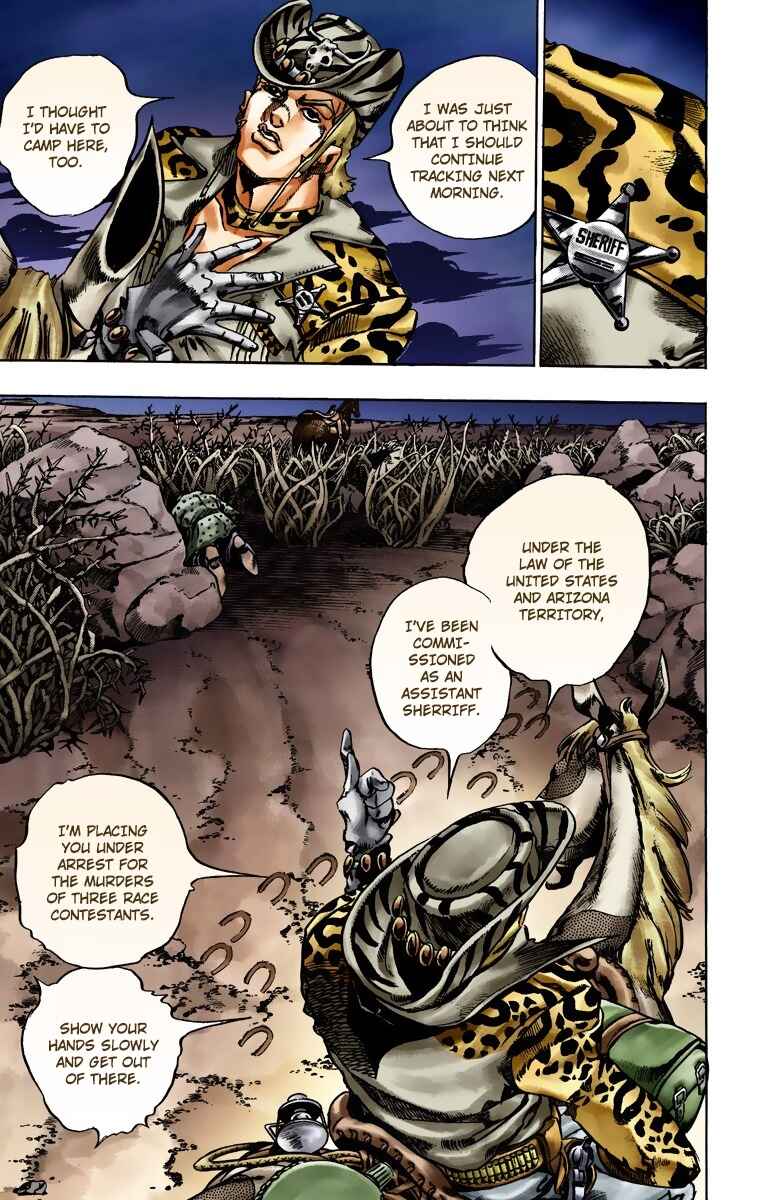 Page 14 Chapter 17 JoJos Bizarre Adventure, Part 7: Steel Ball Run (Official Colored)