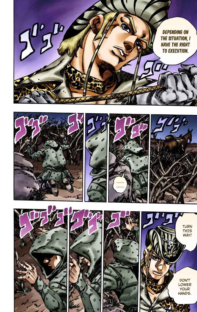 Page 15 Chapter 17 JoJos Bizarre Adventure, Part 7: Steel Ball Run (Official Colored)