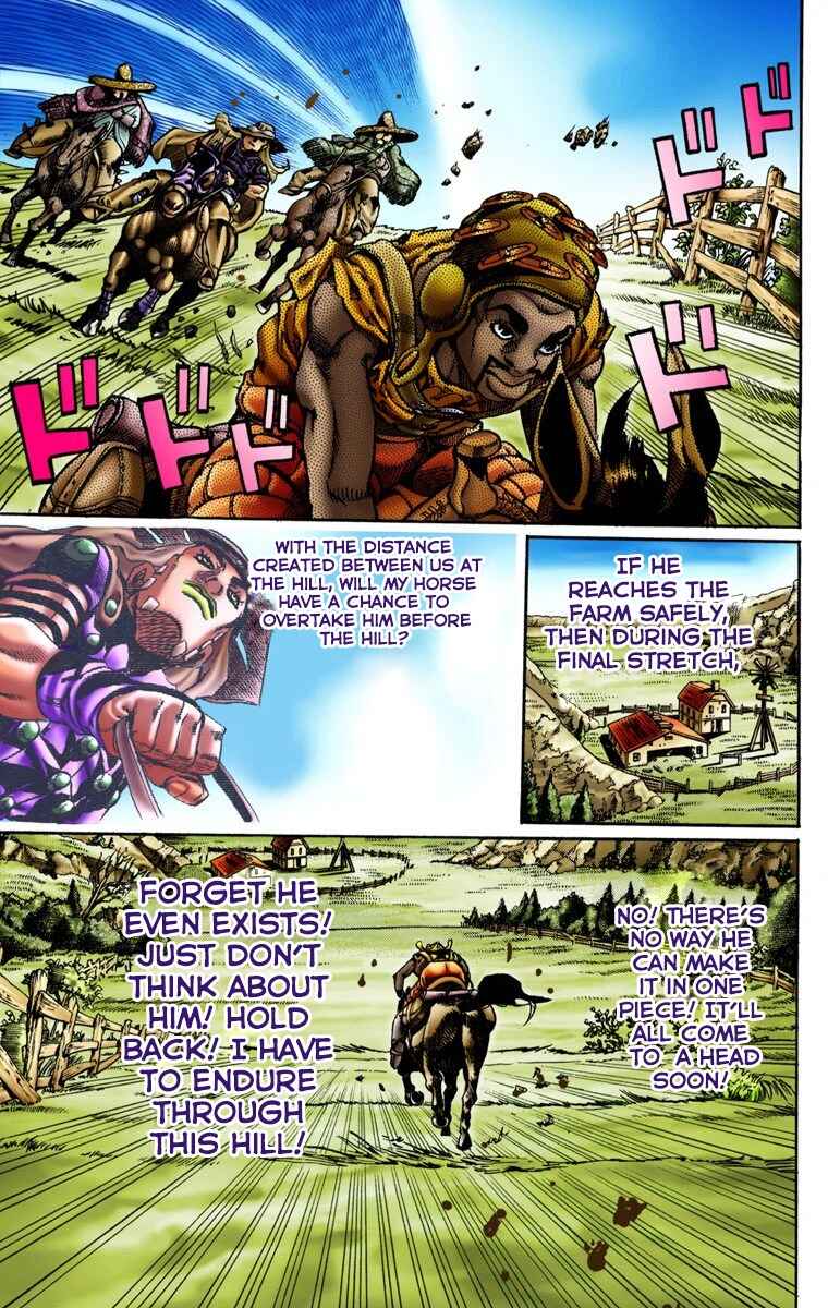 Page 15 Chapter 9 JoJos Bizarre Adventure, Part 7: Steel Ball Run (Official Colored)