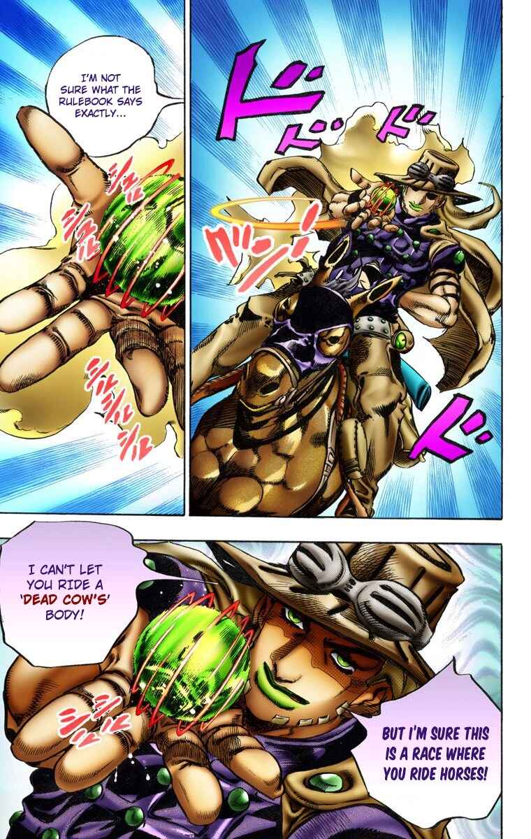 Page 23 Chapter 9 JoJos Bizarre Adventure, Part 7: Steel Ball Run (Official Colored)