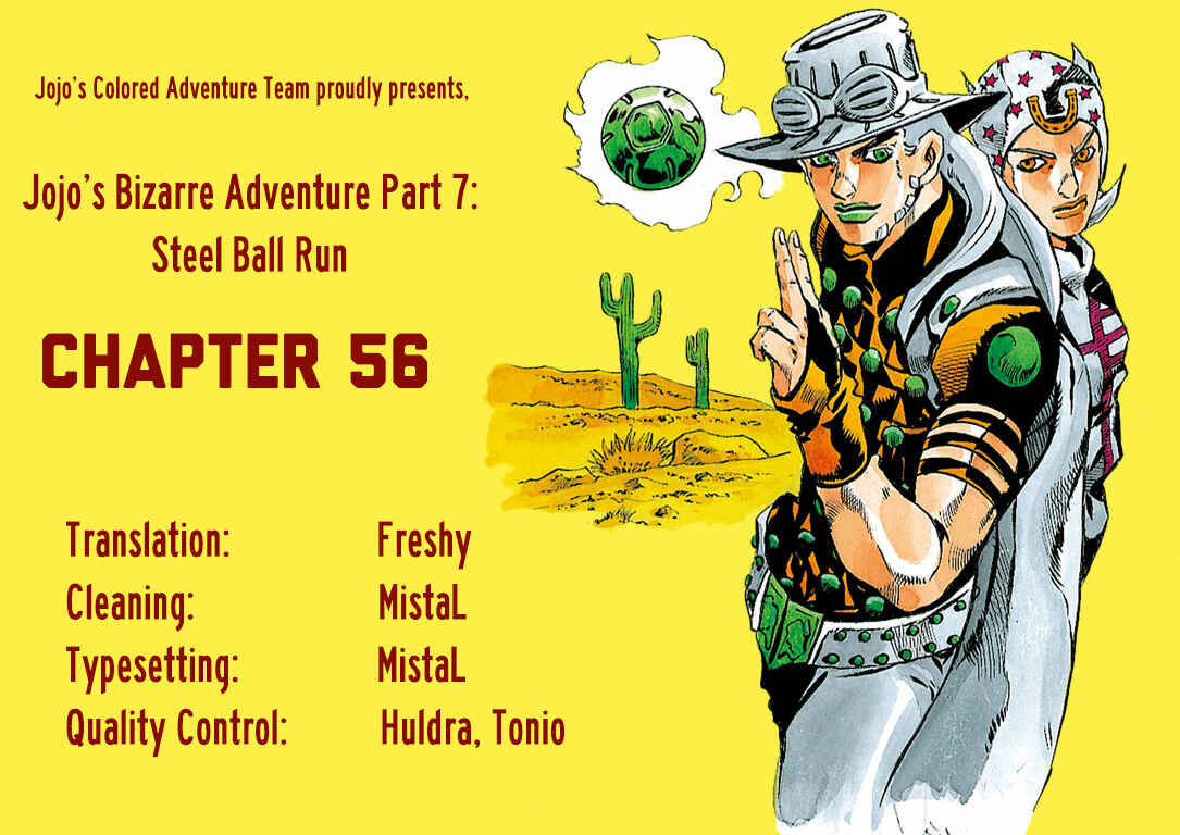 Page 33 Chapter 56 JoJos Bizarre Adventure, Part 7: Steel Ball Run (Official Colored)