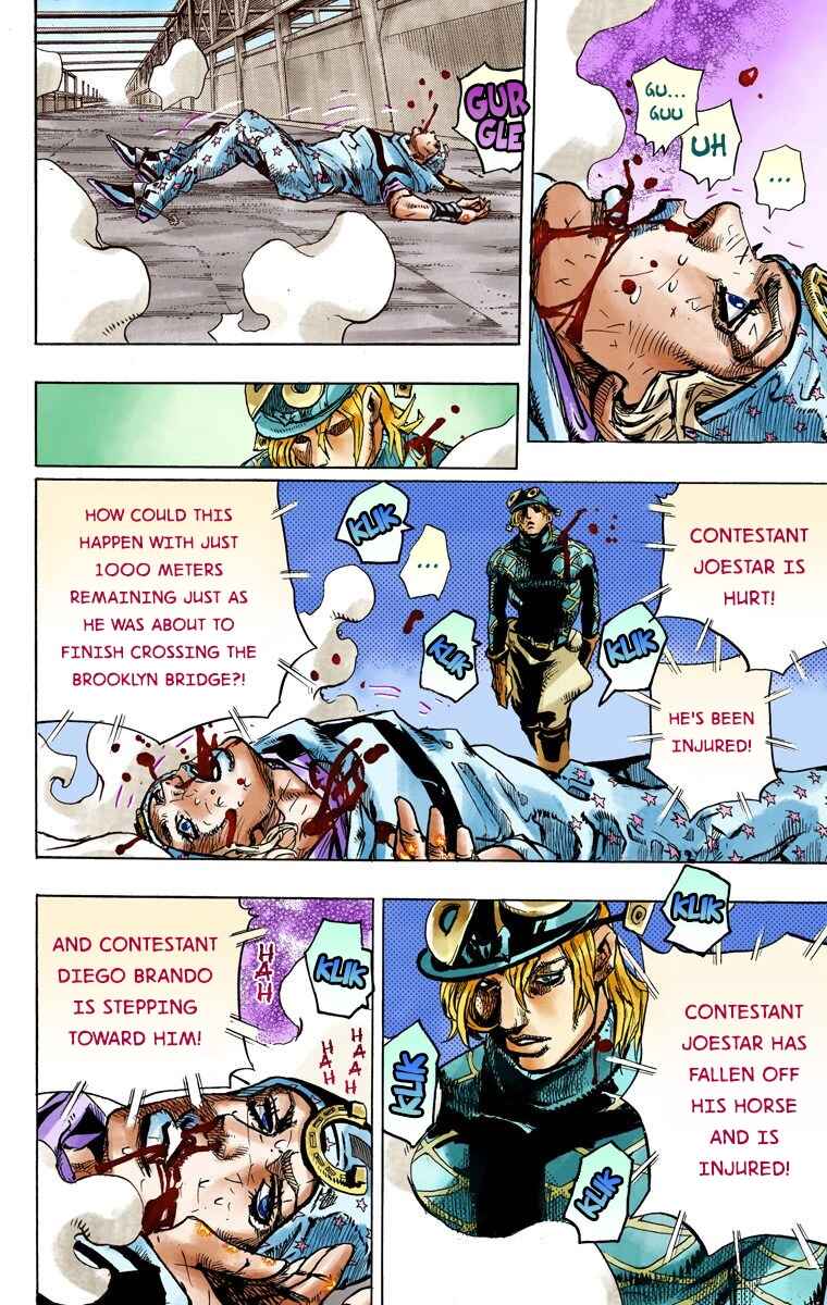 Page 13 Chapter 94 JoJos Bizarre Adventure, Part 7: Steel Ball Run (Official Colored)