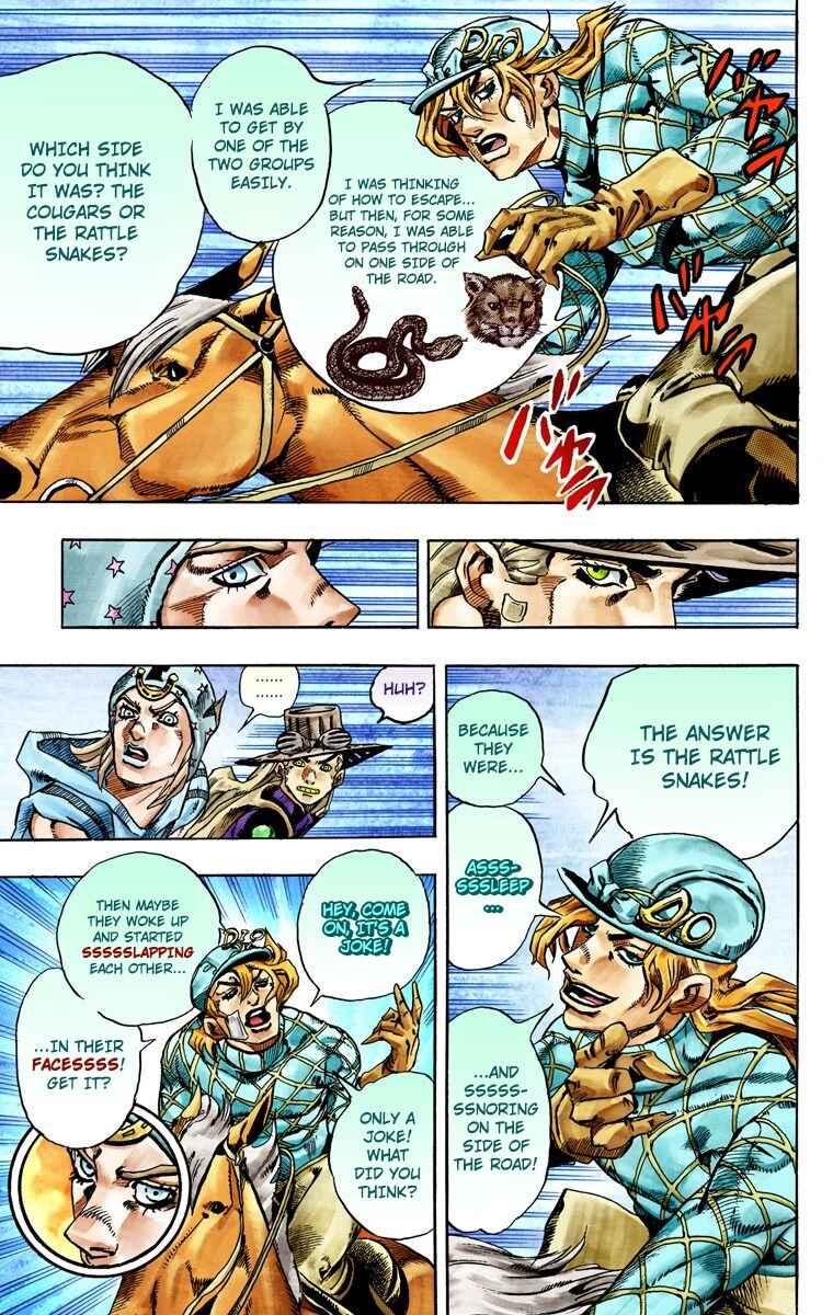 Page 33 Chapter 28 JoJos Bizarre Adventure, Part 7: Steel Ball Run (Official Colored)