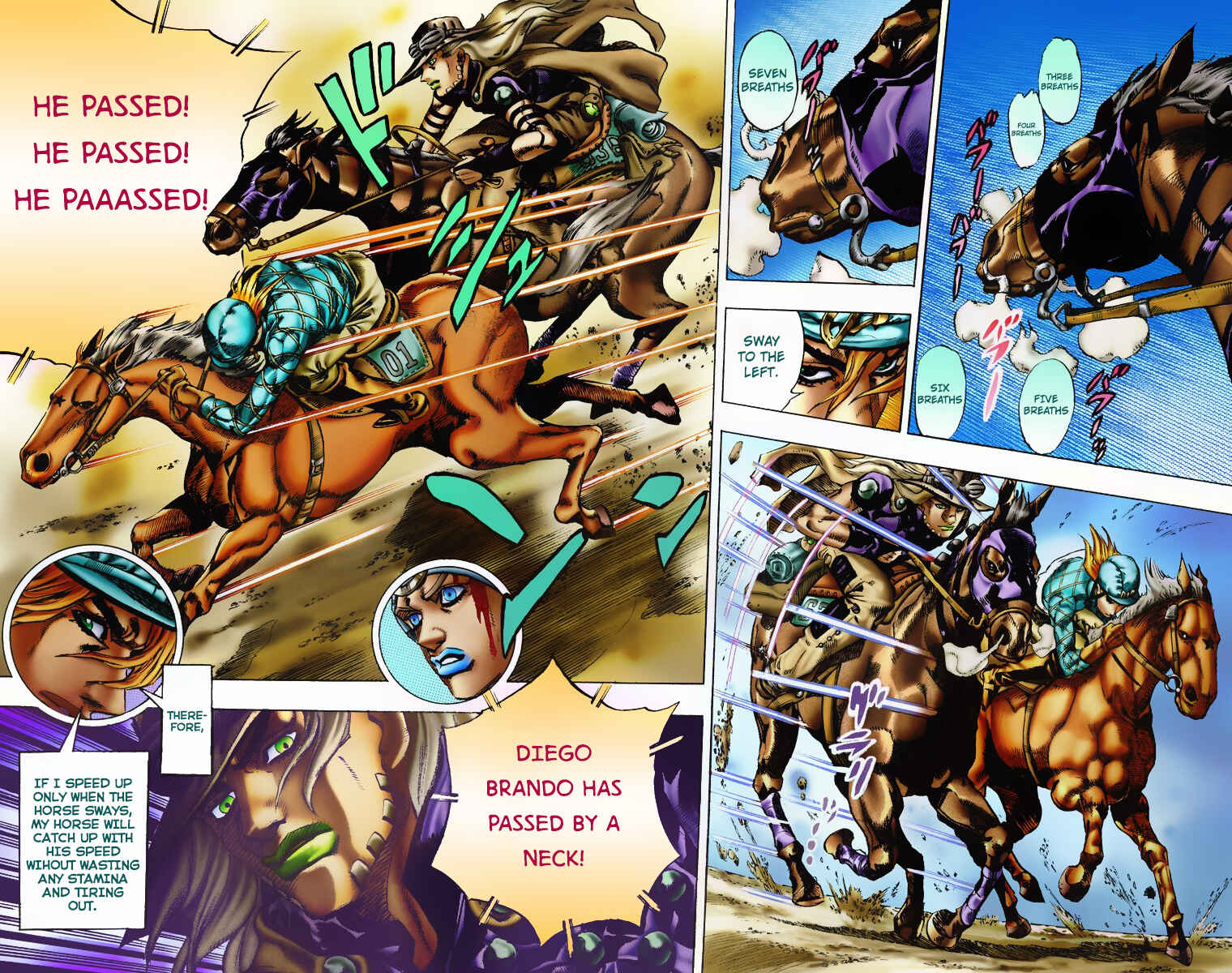 Page 13 Chapter 6 JoJos Bizarre Adventure, Part 7: Steel Ball Run (Official Colored)