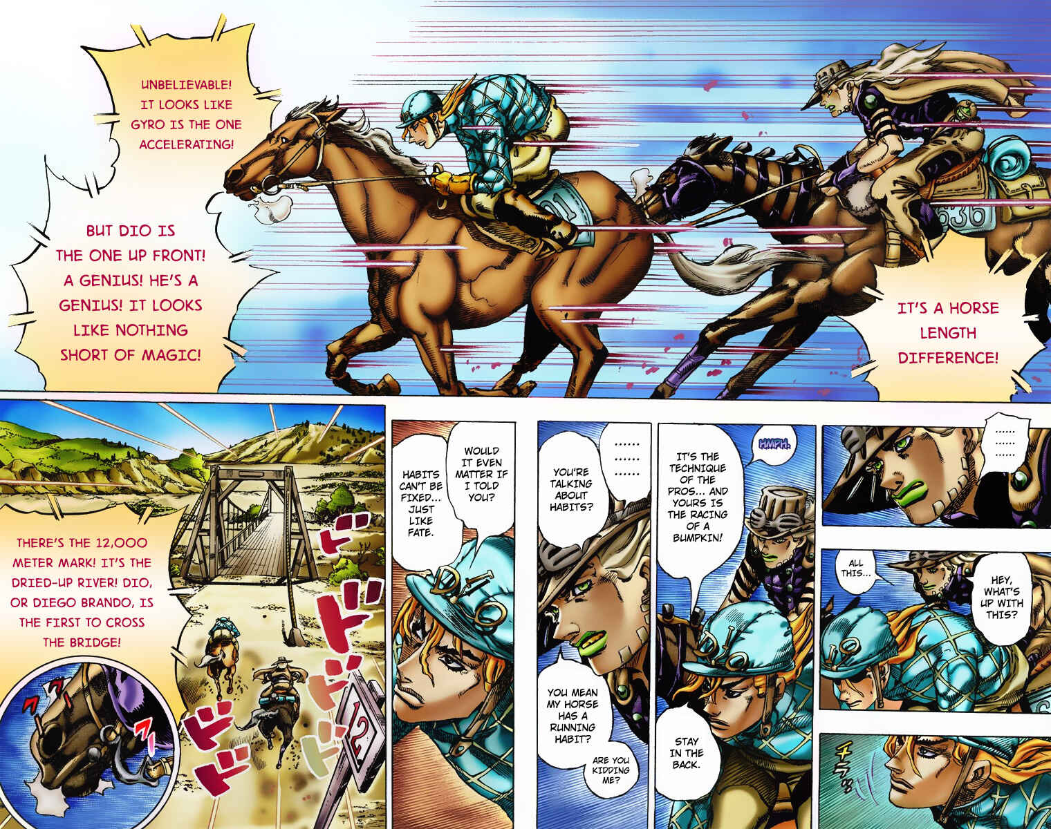 Page 15 Chapter 6 JoJos Bizarre Adventure, Part 7: Steel Ball Run (Official Colored)