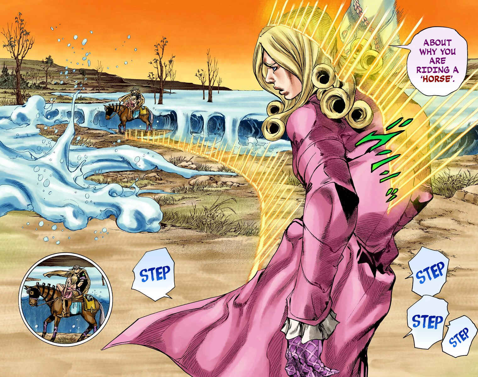 Page 12 Chapter 82 JoJos Bizarre Adventure, Part 7: Steel Ball Run (Official Colored)