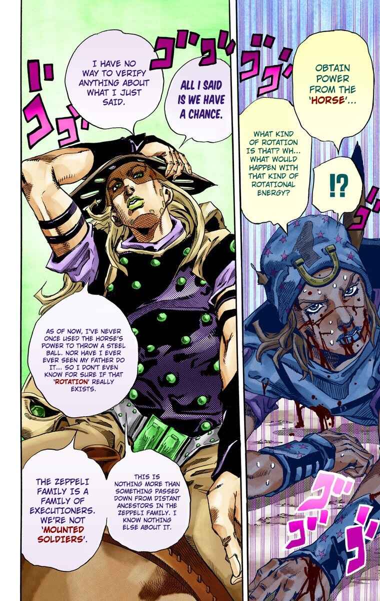 Page 21 Chapter 72 JoJos Bizarre Adventure, Part 7: Steel Ball Run (Official Colored)
