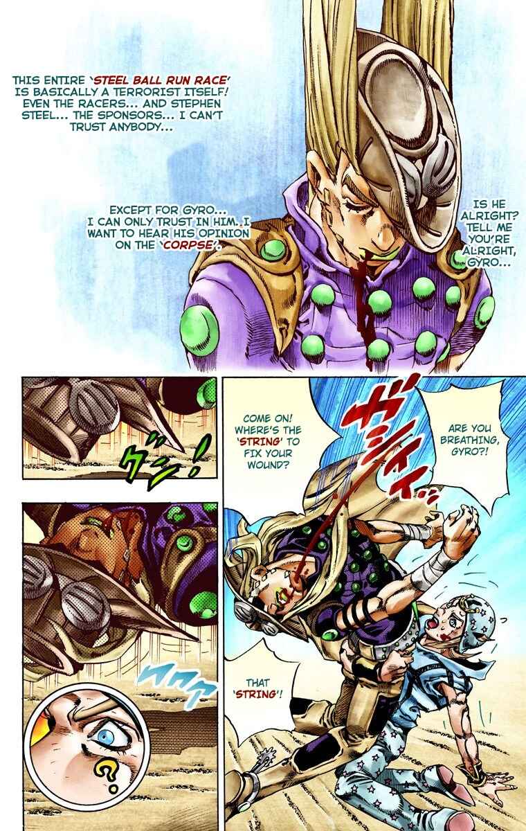 Page 22 Chapter 27 JoJos Bizarre Adventure, Part 7: Steel Ball Run (Official Colored)