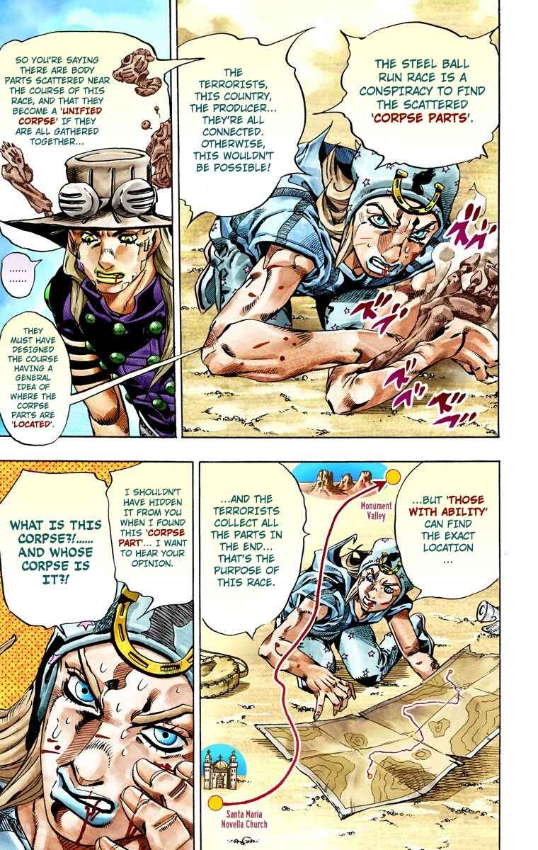 Page 43 Chapter 27 JoJos Bizarre Adventure, Part 7: Steel Ball Run (Official Colored)