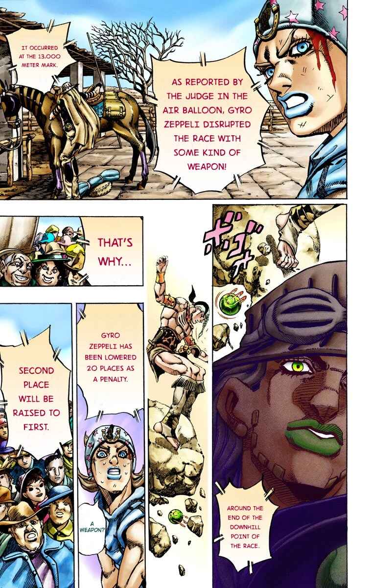 Page 12 Chapter 12 JoJos Bizarre Adventure, Part 7: Steel Ball Run (Official Colored)