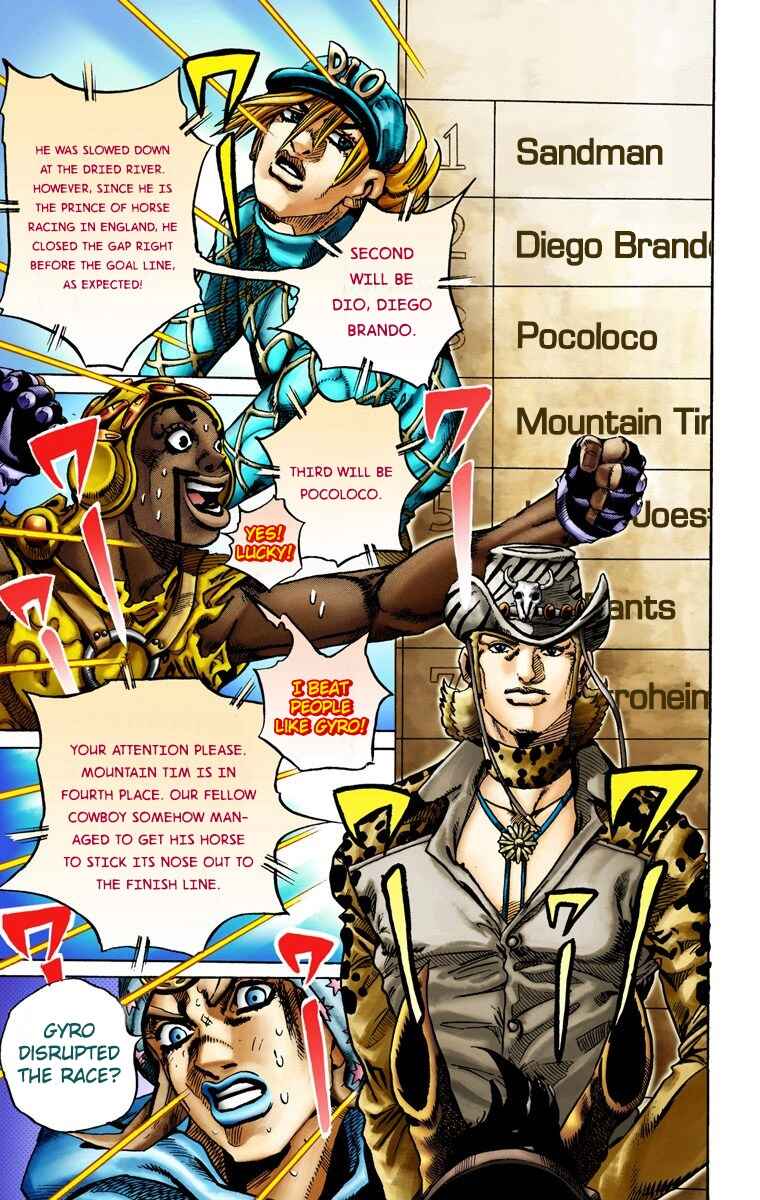 Page 14 Chapter 12 JoJos Bizarre Adventure, Part 7: Steel Ball Run (Official Colored)