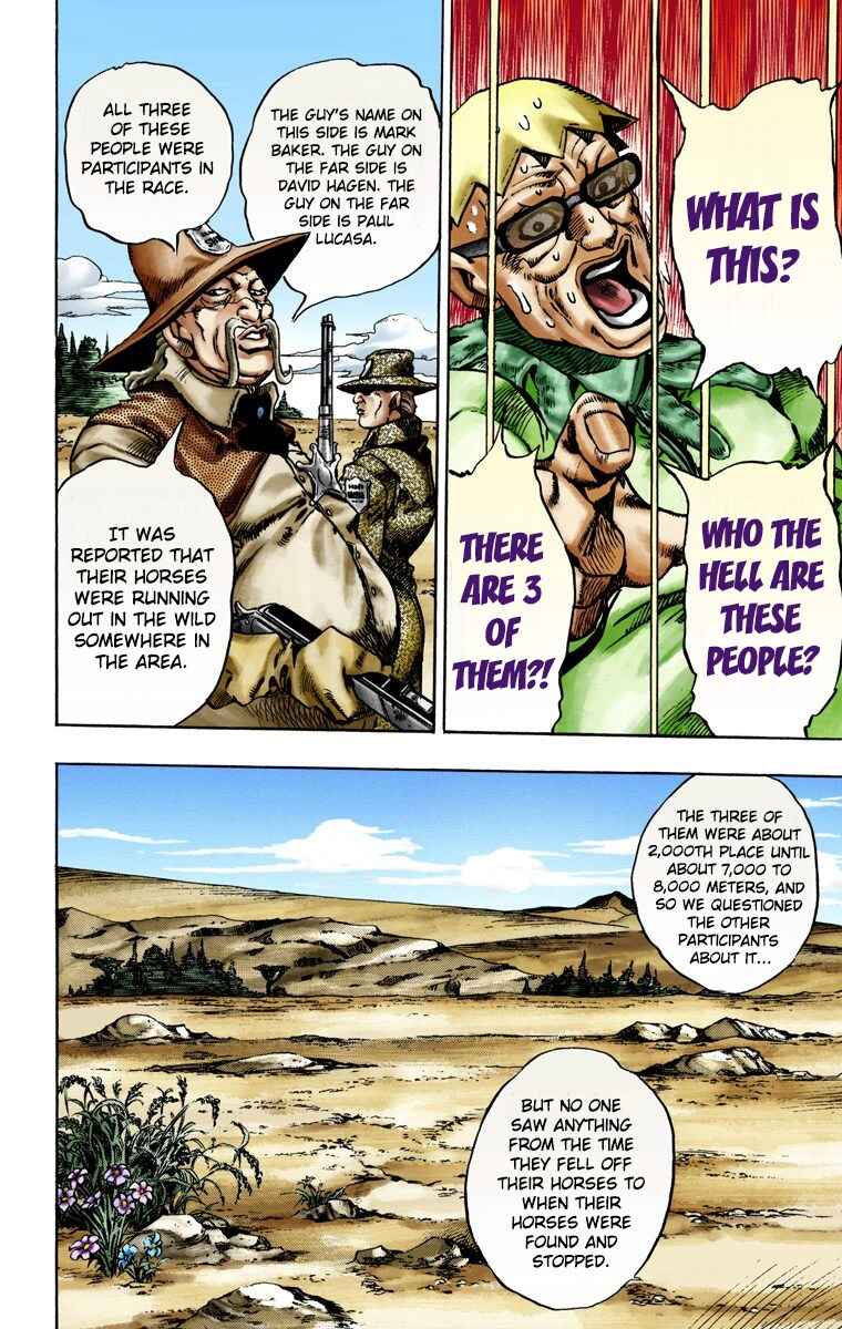 Page 33 Chapter 12 JoJos Bizarre Adventure, Part 7: Steel Ball Run (Official Colored)