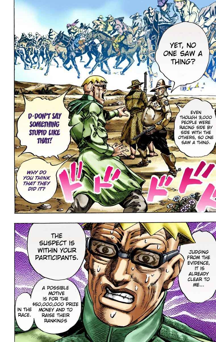 Page 35 Chapter 12 JoJos Bizarre Adventure, Part 7: Steel Ball Run (Official Colored)