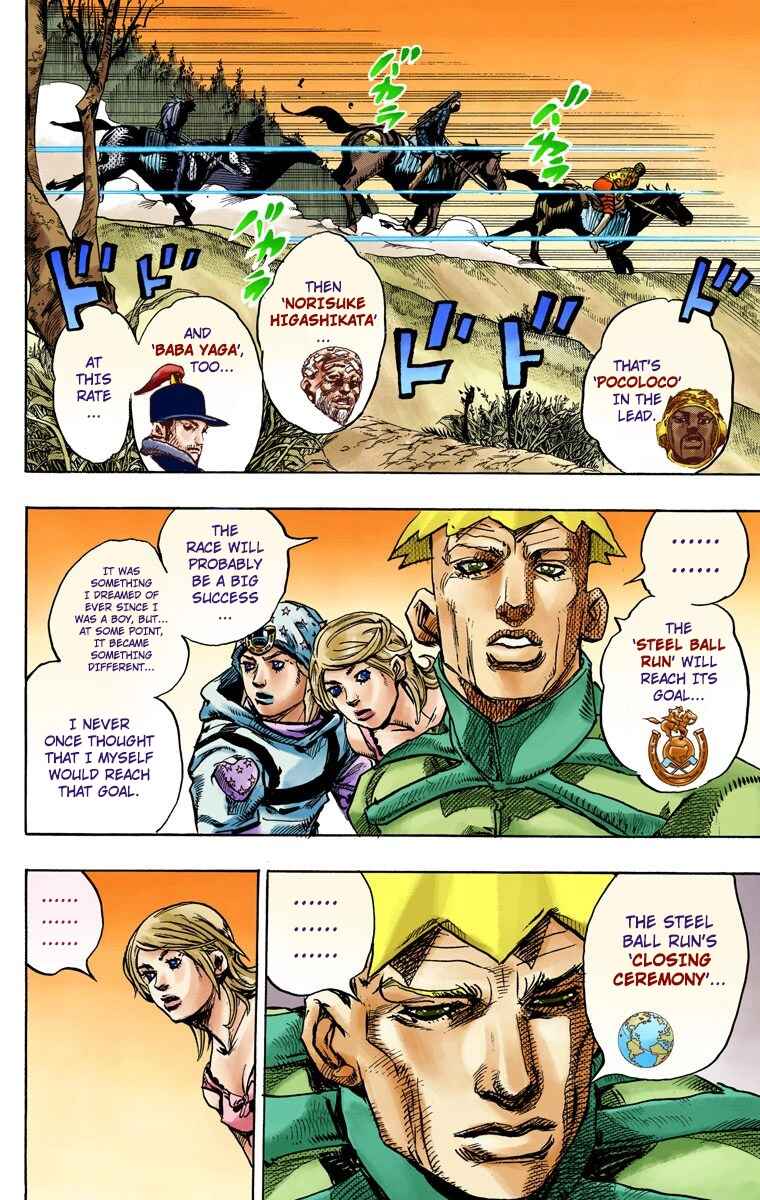 Page 9 Chapter 90 JoJos Bizarre Adventure, Part 7: Steel Ball Run (Official Colored)