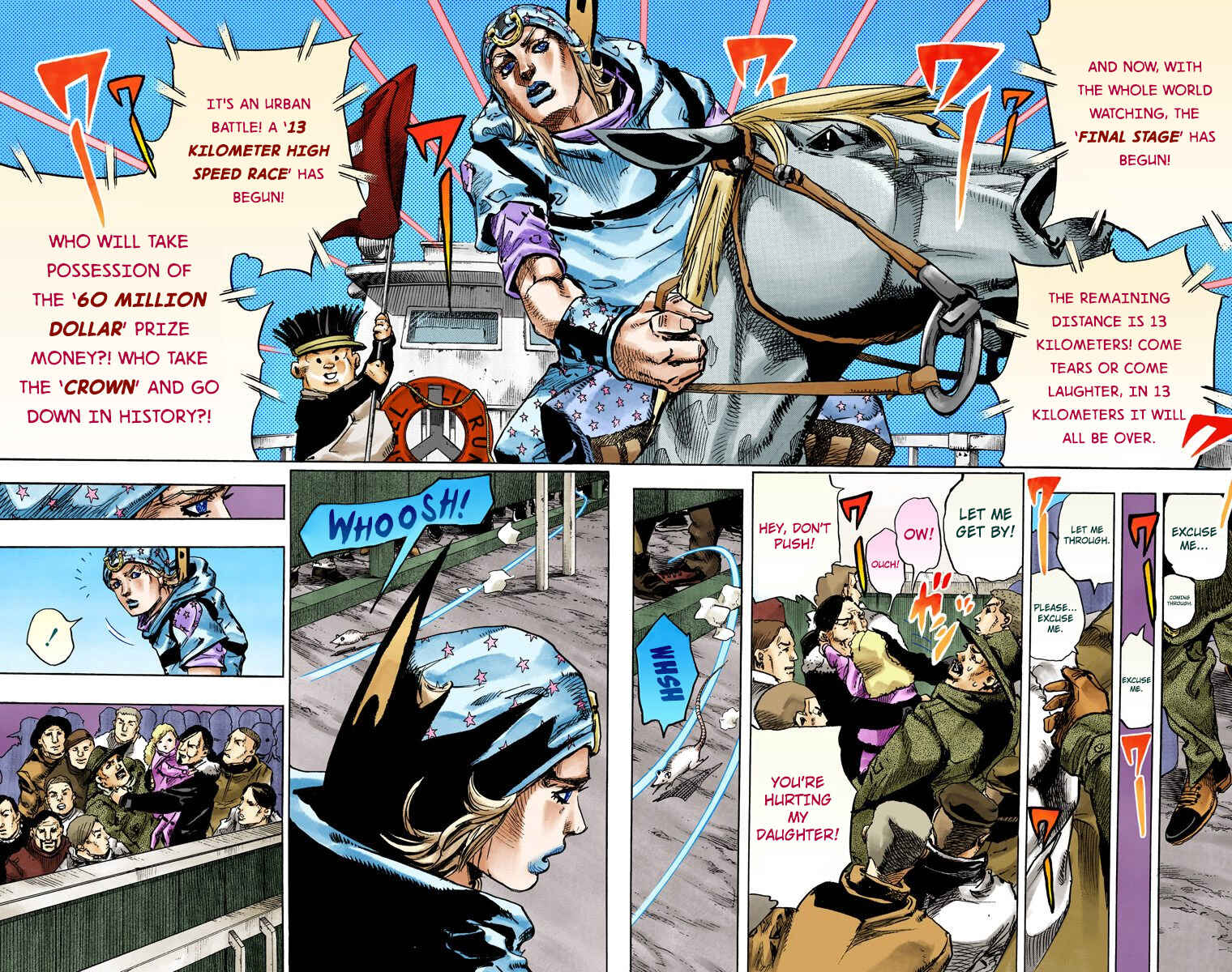 Page 32 Chapter 91 JoJos Bizarre Adventure, Part 7: Steel Ball Run (Official Colored)