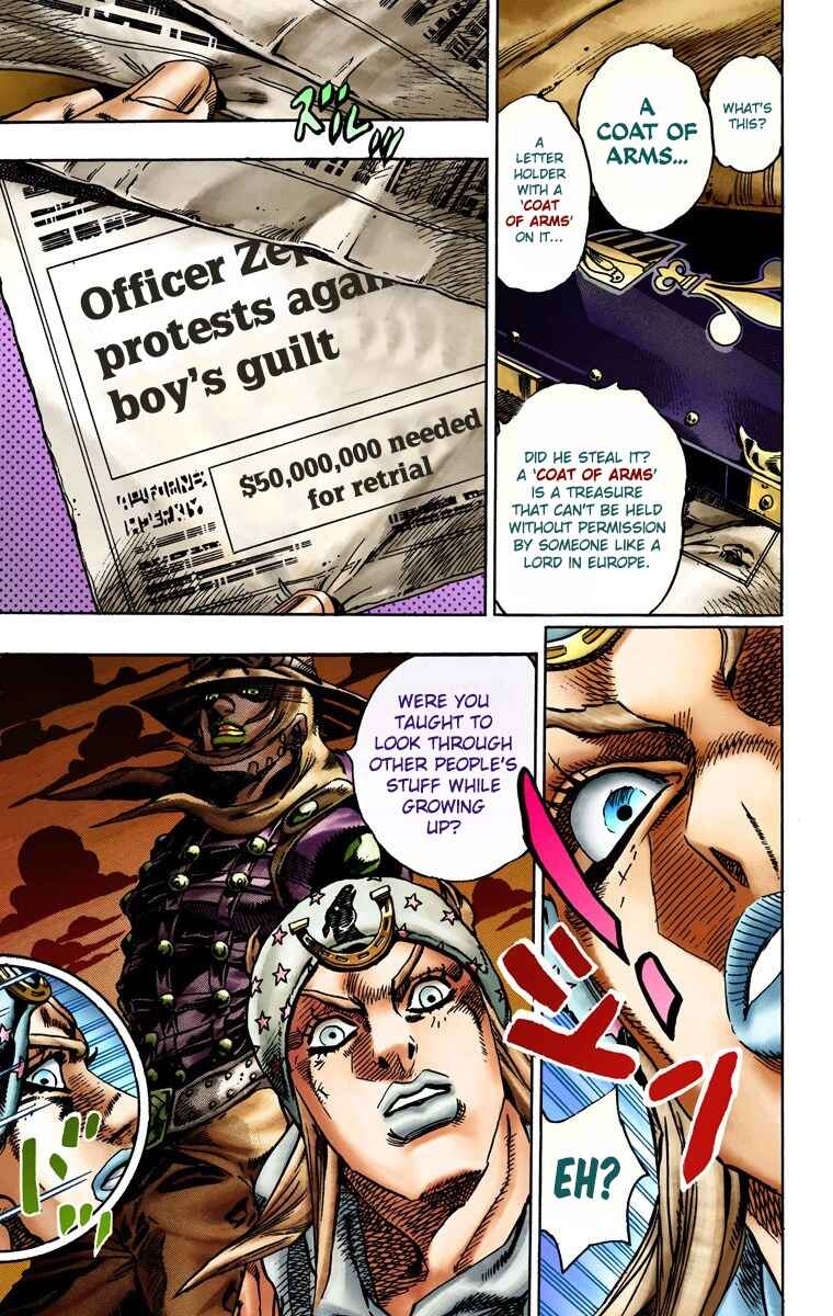 Page 12 Chapter 15 JoJos Bizarre Adventure, Part 7: Steel Ball Run (Official Colored)
