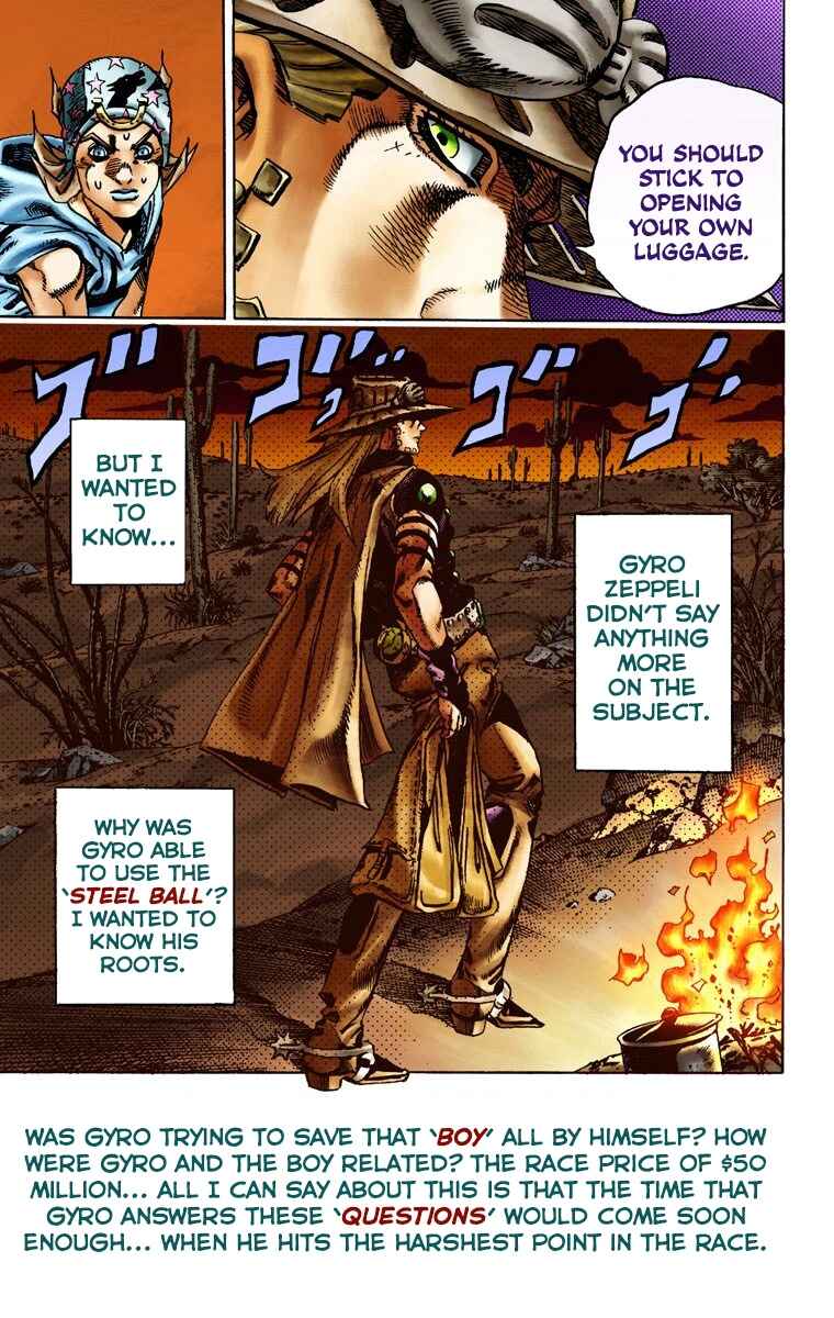 Page 14 Chapter 15 JoJos Bizarre Adventure, Part 7: Steel Ball Run (Official Colored)