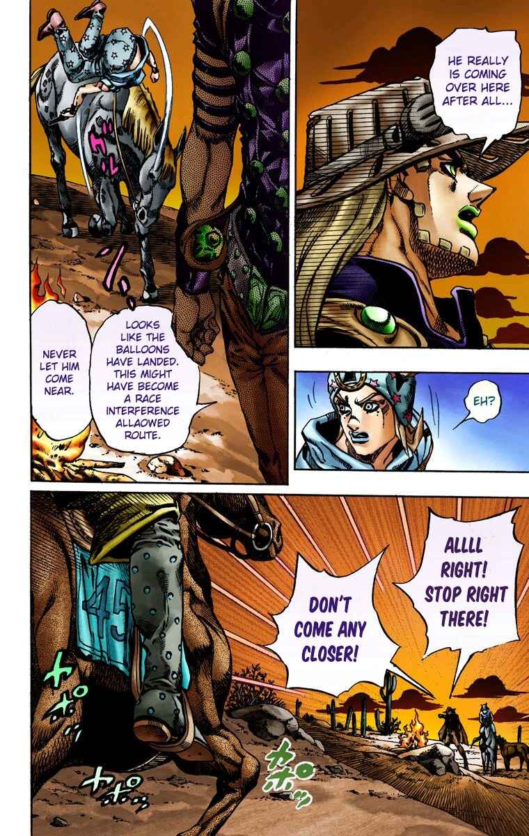Page 15 Chapter 15 JoJos Bizarre Adventure, Part 7: Steel Ball Run (Official Colored)