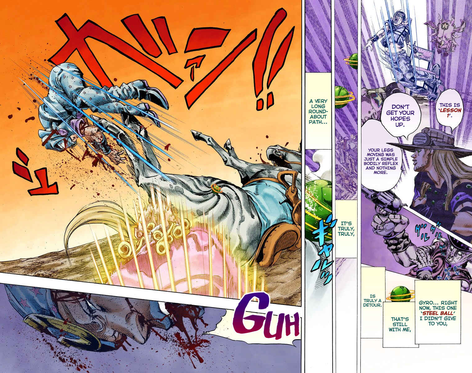 Page 28 Chapter 85 JoJos Bizarre Adventure, Part 7: Steel Ball Run (Official Colored)