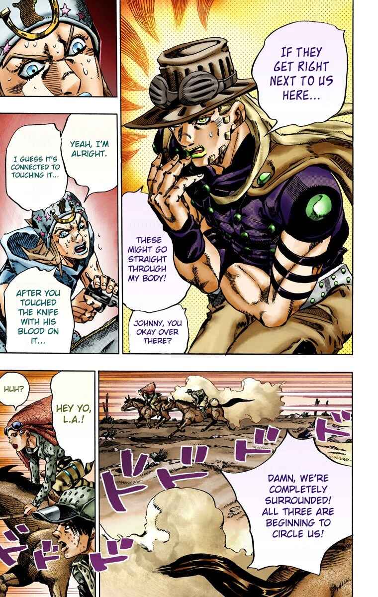 Page 19 Chapter 16 JoJos Bizarre Adventure, Part 7: Steel Ball Run (Official Colored)