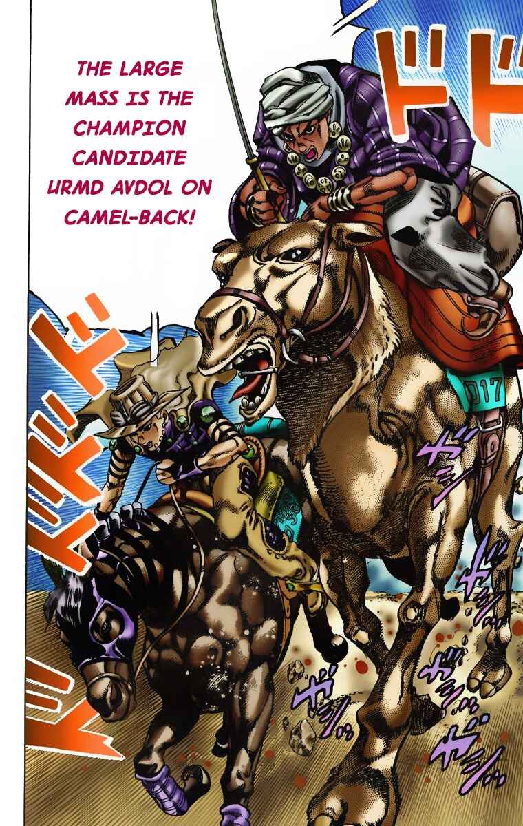 Page 13 Chapter 5 JoJos Bizarre Adventure, Part 7: Steel Ball Run (Official Colored)