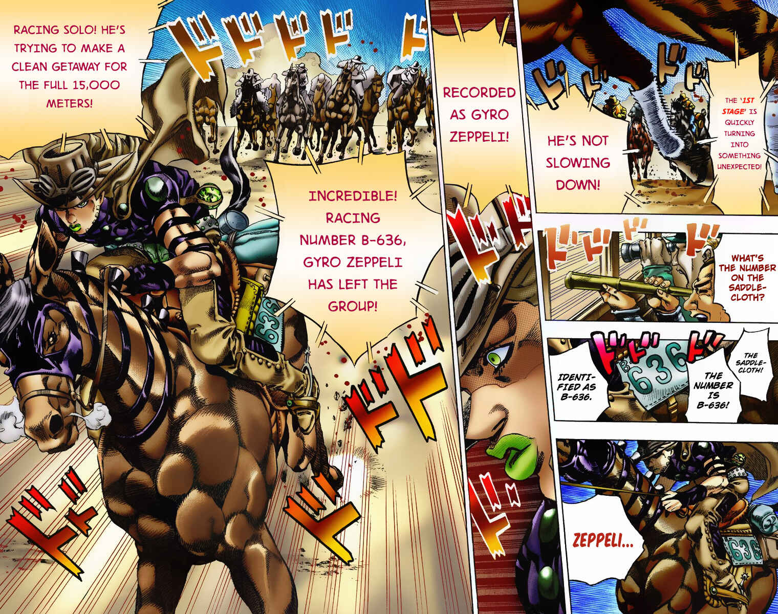 Page 7 Chapter 5 JoJos Bizarre Adventure, Part 7: Steel Ball Run (Official Colored)