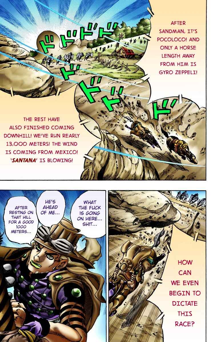 Page 11 Chapter 10 JoJos Bizarre Adventure, Part 7: Steel Ball Run (Official Colored)