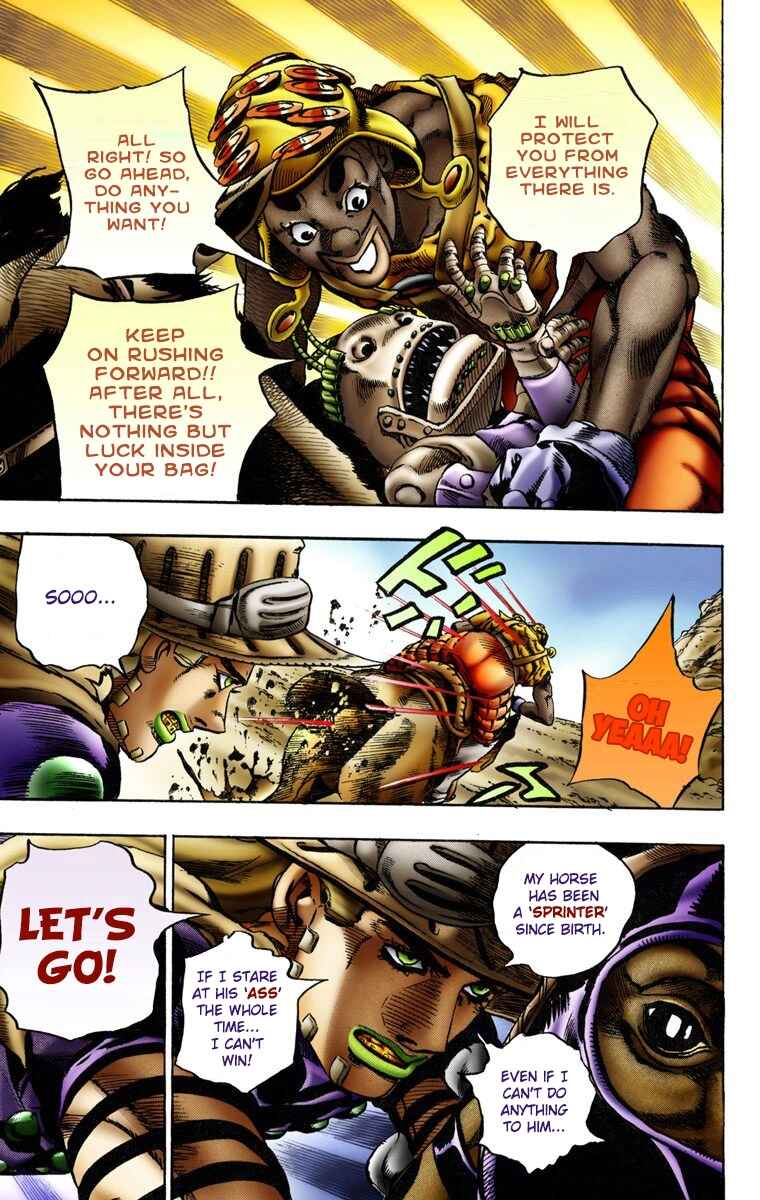Page 13 Chapter 10 JoJos Bizarre Adventure, Part 7: Steel Ball Run (Official Colored)