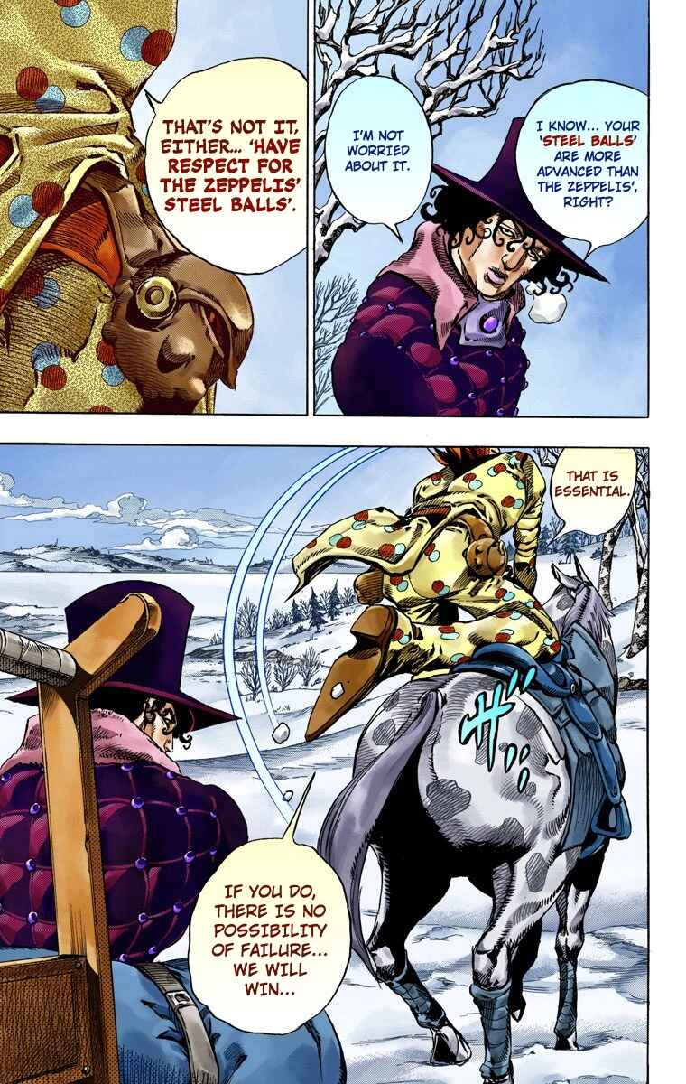 Page 27 Chapter 51 JoJos Bizarre Adventure, Part 7: Steel Ball Run (Official Colored)