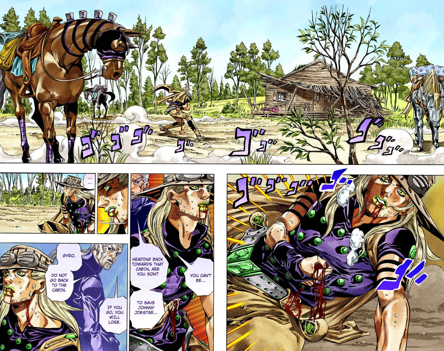 Page 15 Chapter 35 JoJos Bizarre Adventure, Part 7: Steel Ball Run (Official Colored)