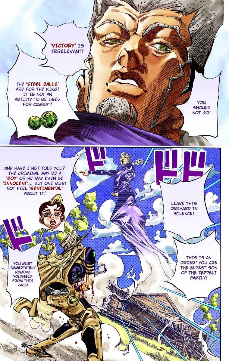 Page 17 Chapter 35 JoJos Bizarre Adventure, Part 7: Steel Ball Run (Official Colored)