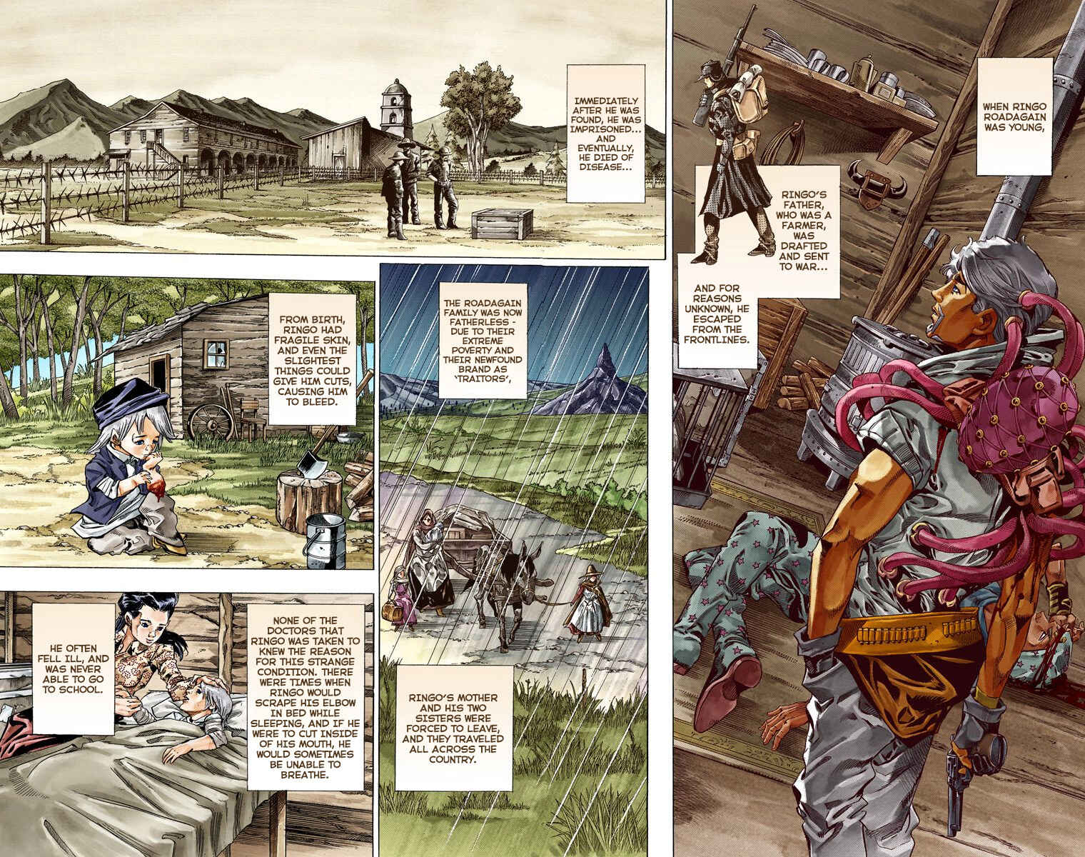 Page 3 Chapter 35 JoJos Bizarre Adventure, Part 7: Steel Ball Run (Official Colored)