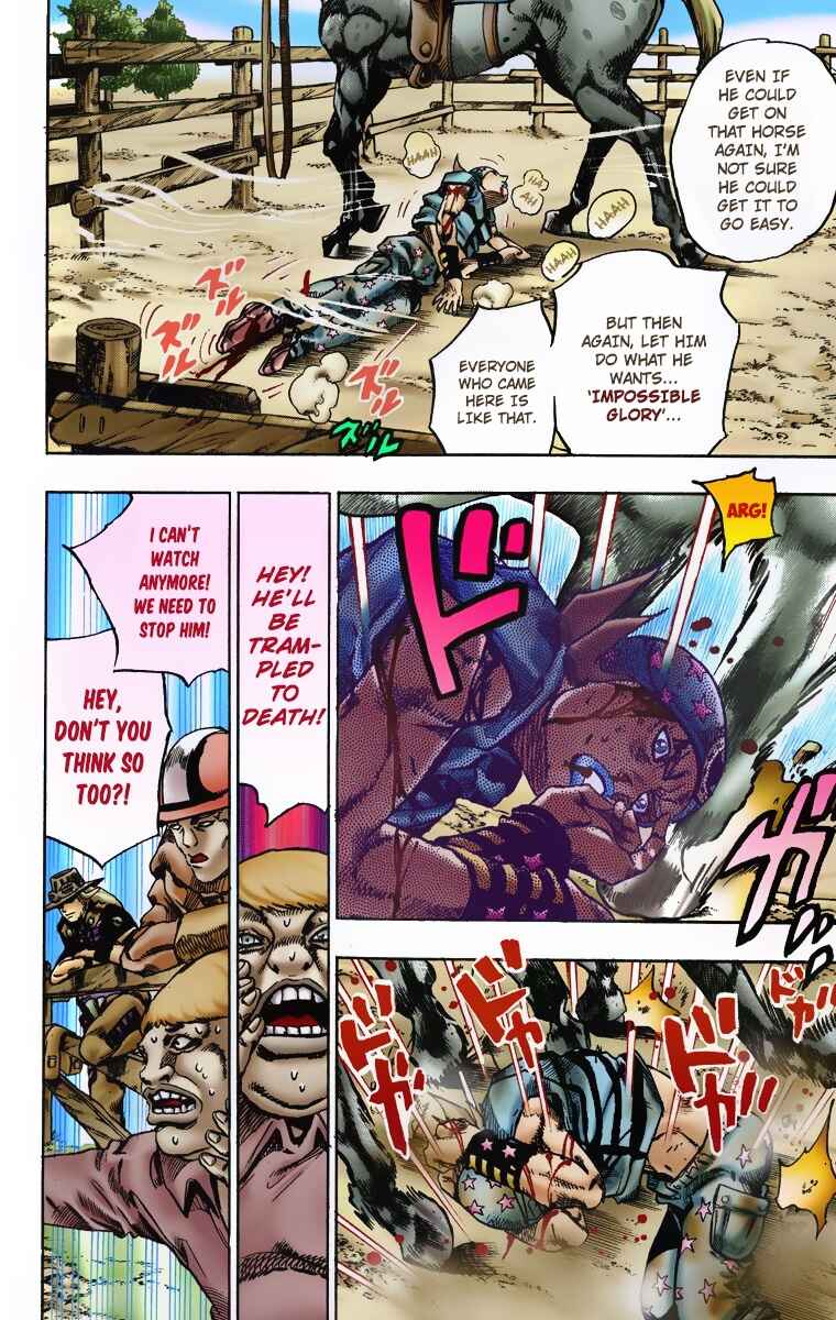 Page 10 Chapter 4 JoJos Bizarre Adventure, Part 7: Steel Ball Run (Official Colored)