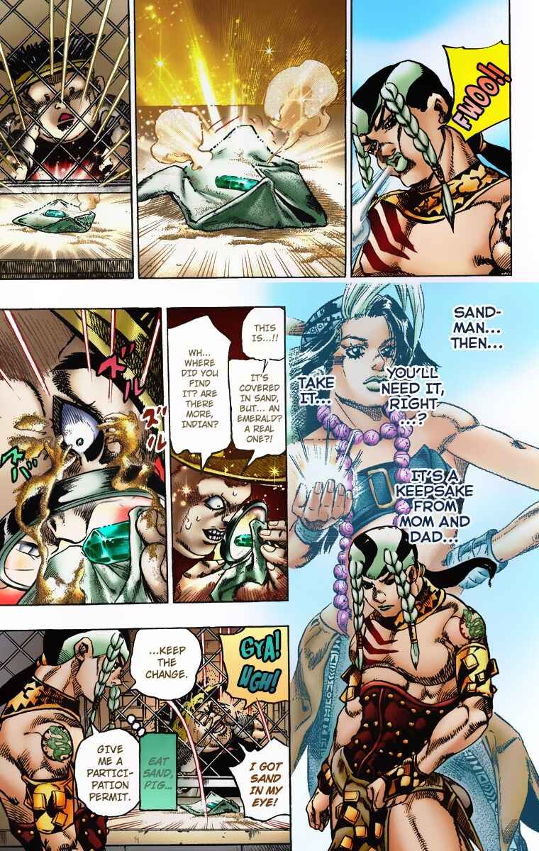 Page 15 Chapter 4 JoJos Bizarre Adventure, Part 7: Steel Ball Run (Official Colored)