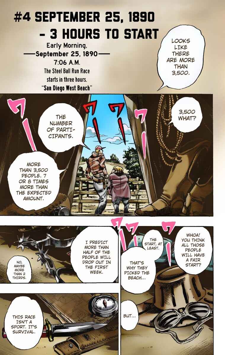 Page 2 Chapter 4 JoJos Bizarre Adventure, Part 7: Steel Ball Run (Official Colored)