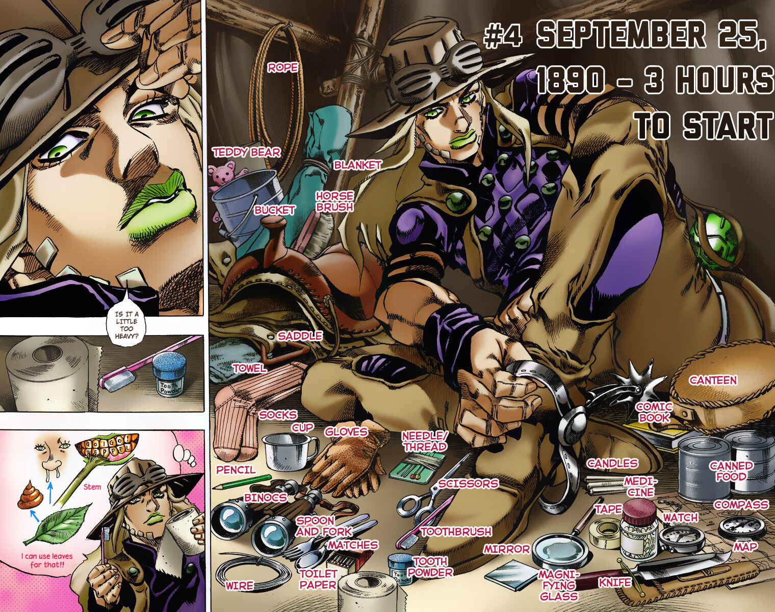 Page 3 Chapter 4 JoJos Bizarre Adventure, Part 7: Steel Ball Run (Official Colored)