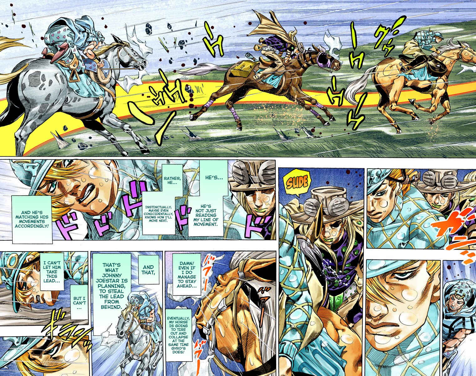Page 4 Chapter 39 JoJos Bizarre Adventure, Part 7: Steel Ball Run (Official Colored)